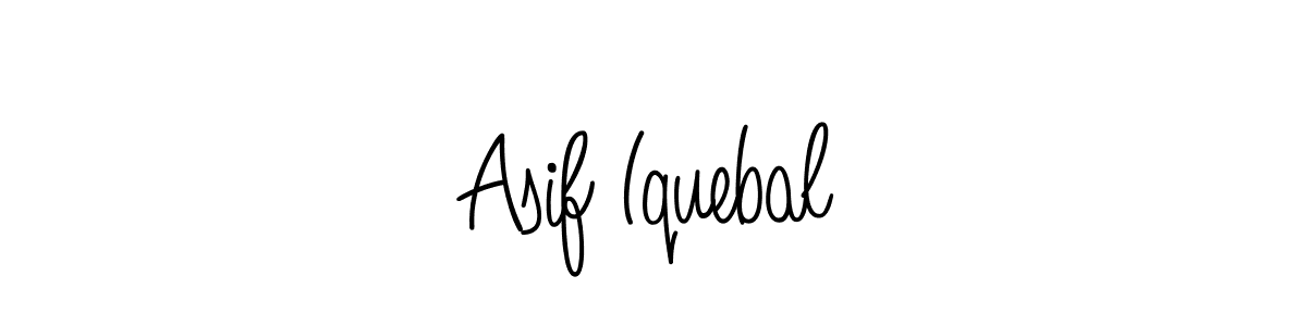 This is the best signature style for the Asif Iquebal name. Also you like these signature font (Angelique-Rose-font-FFP). Mix name signature. Asif Iquebal signature style 5 images and pictures png