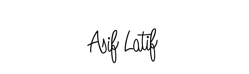 The best way (Angelique-Rose-font-FFP) to make a short signature is to pick only two or three words in your name. The name Asif Latif include a total of six letters. For converting this name. Asif Latif signature style 5 images and pictures png