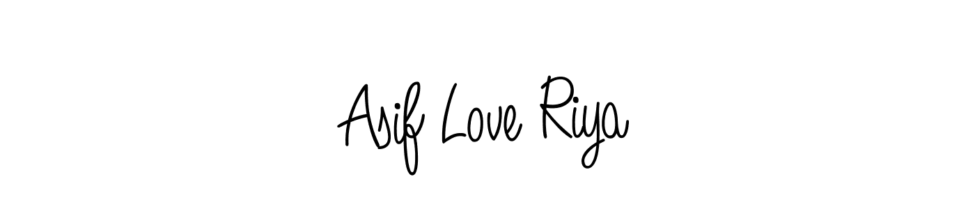 This is the best signature style for the Asif Love Riya name. Also you like these signature font (Angelique-Rose-font-FFP). Mix name signature. Asif Love Riya signature style 5 images and pictures png
