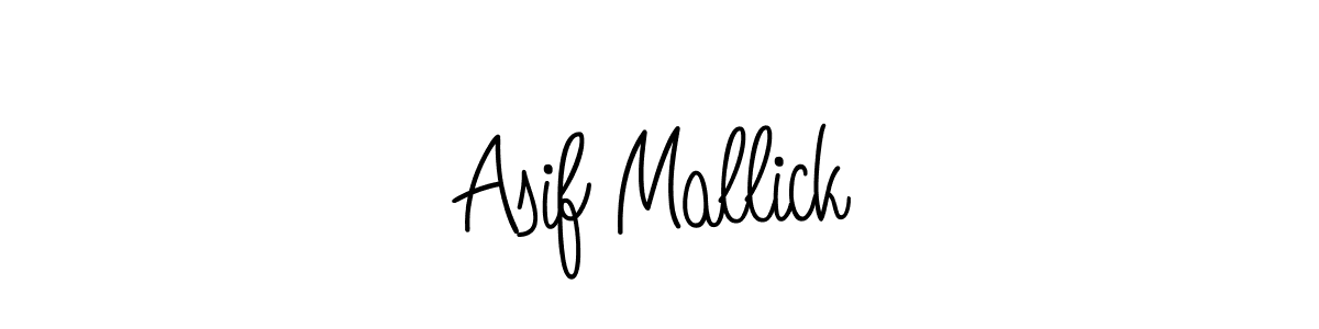 Design your own signature with our free online signature maker. With this signature software, you can create a handwritten (Angelique-Rose-font-FFP) signature for name Asif Mallick. Asif Mallick signature style 5 images and pictures png