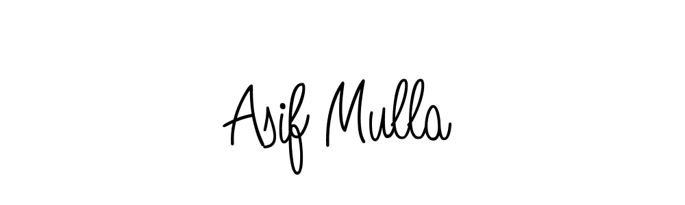 Design your own signature with our free online signature maker. With this signature software, you can create a handwritten (Angelique-Rose-font-FFP) signature for name Asif Mulla. Asif Mulla signature style 5 images and pictures png