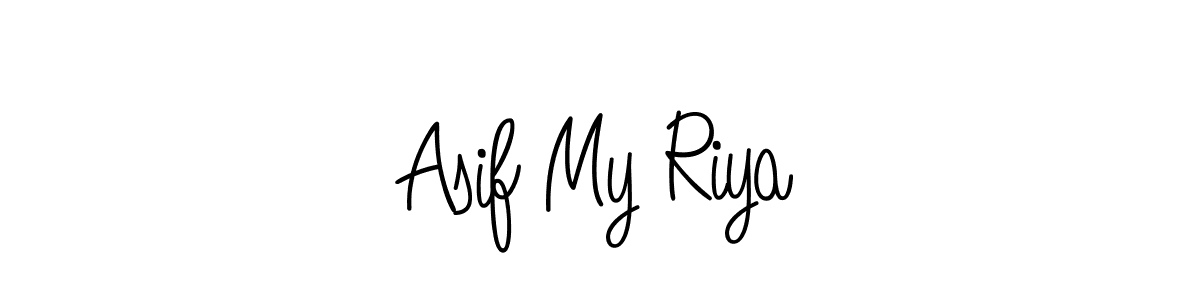 How to make Asif My Riya signature? Angelique-Rose-font-FFP is a professional autograph style. Create handwritten signature for Asif My Riya name. Asif My Riya signature style 5 images and pictures png