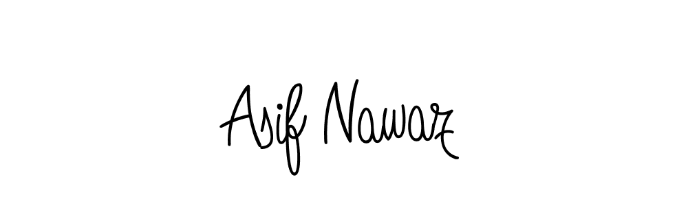 You should practise on your own different ways (Angelique-Rose-font-FFP) to write your name (Asif Nawaz) in signature. don't let someone else do it for you. Asif Nawaz signature style 5 images and pictures png