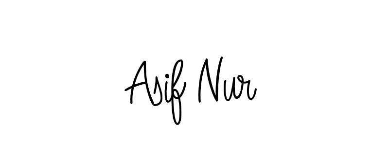 How to make Asif Nur signature? Angelique-Rose-font-FFP is a professional autograph style. Create handwritten signature for Asif Nur name. Asif Nur signature style 5 images and pictures png