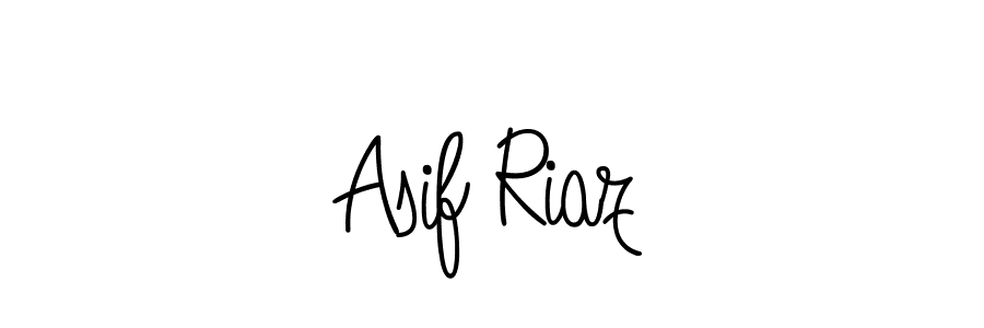 Design your own signature with our free online signature maker. With this signature software, you can create a handwritten (Angelique-Rose-font-FFP) signature for name Asif Riaz. Asif Riaz signature style 5 images and pictures png
