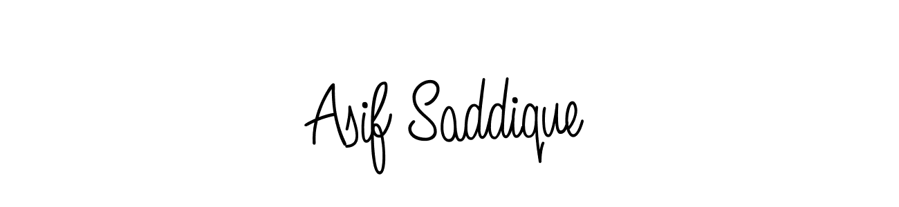 How to make Asif Saddique signature? Angelique-Rose-font-FFP is a professional autograph style. Create handwritten signature for Asif Saddique name. Asif Saddique signature style 5 images and pictures png