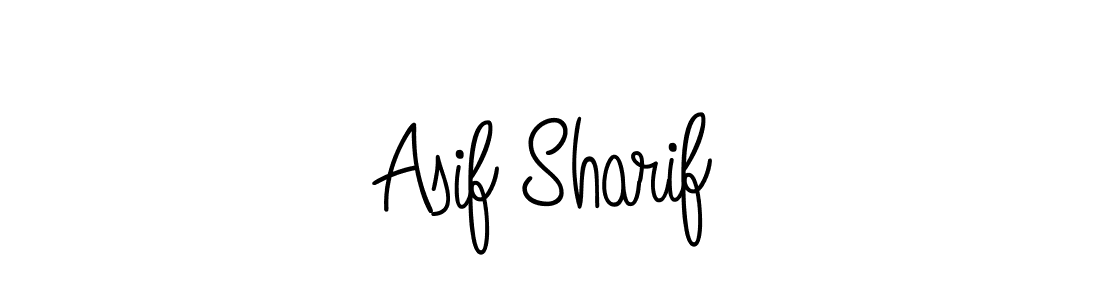 Asif Sharif stylish signature style. Best Handwritten Sign (Angelique-Rose-font-FFP) for my name. Handwritten Signature Collection Ideas for my name Asif Sharif. Asif Sharif signature style 5 images and pictures png