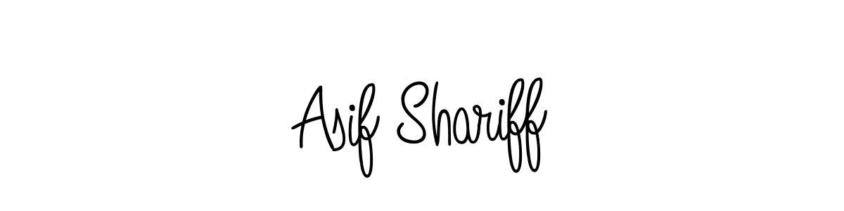 Design your own signature with our free online signature maker. With this signature software, you can create a handwritten (Angelique-Rose-font-FFP) signature for name Asif Shariff. Asif Shariff signature style 5 images and pictures png