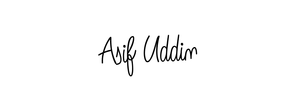 Asif Uddin stylish signature style. Best Handwritten Sign (Angelique-Rose-font-FFP) for my name. Handwritten Signature Collection Ideas for my name Asif Uddin. Asif Uddin signature style 5 images and pictures png