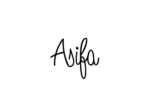 You should practise on your own different ways (Angelique-Rose-font-FFP) to write your name (Asifa) in signature. don't let someone else do it for you. Asifa signature style 5 images and pictures png