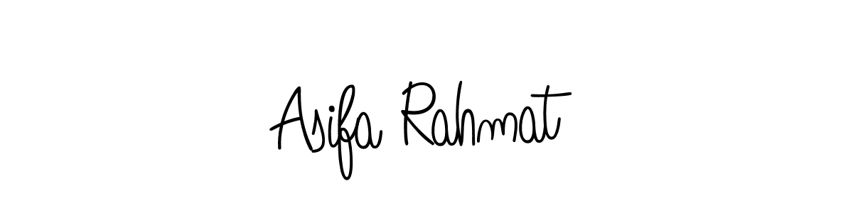 Also we have Asifa Rahmat name is the best signature style. Create professional handwritten signature collection using Angelique-Rose-font-FFP autograph style. Asifa Rahmat signature style 5 images and pictures png