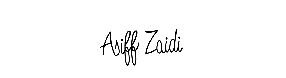 Also we have Asiff Zaidi name is the best signature style. Create professional handwritten signature collection using Angelique-Rose-font-FFP autograph style. Asiff Zaidi signature style 5 images and pictures png