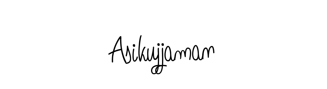 Use a signature maker to create a handwritten signature online. With this signature software, you can design (Angelique-Rose-font-FFP) your own signature for name Asikujjaman. Asikujjaman signature style 5 images and pictures png