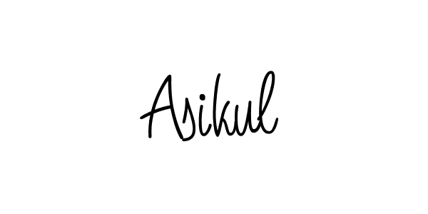 Asikul stylish signature style. Best Handwritten Sign (Angelique-Rose-font-FFP) for my name. Handwritten Signature Collection Ideas for my name Asikul. Asikul signature style 5 images and pictures png