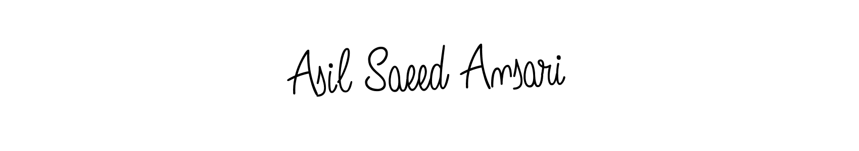 How to Draw Asil Saeed Ansari signature style? Angelique-Rose-font-FFP is a latest design signature styles for name Asil Saeed Ansari. Asil Saeed Ansari signature style 5 images and pictures png