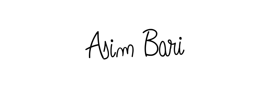 Asim Bari stylish signature style. Best Handwritten Sign (Angelique-Rose-font-FFP) for my name. Handwritten Signature Collection Ideas for my name Asim Bari. Asim Bari signature style 5 images and pictures png