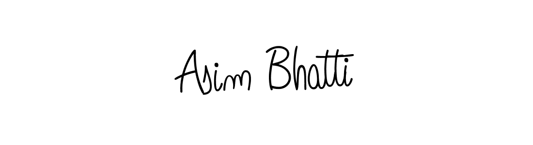 Angelique-Rose-font-FFP is a professional signature style that is perfect for those who want to add a touch of class to their signature. It is also a great choice for those who want to make their signature more unique. Get Asim Bhatti name to fancy signature for free. Asim Bhatti signature style 5 images and pictures png