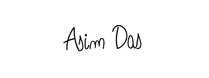 How to make Asim Das signature? Angelique-Rose-font-FFP is a professional autograph style. Create handwritten signature for Asim Das name. Asim Das signature style 5 images and pictures png