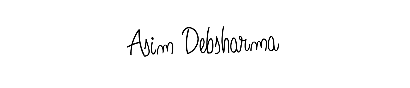 How to Draw Asim Debsharma signature style? Angelique-Rose-font-FFP is a latest design signature styles for name Asim Debsharma. Asim Debsharma signature style 5 images and pictures png