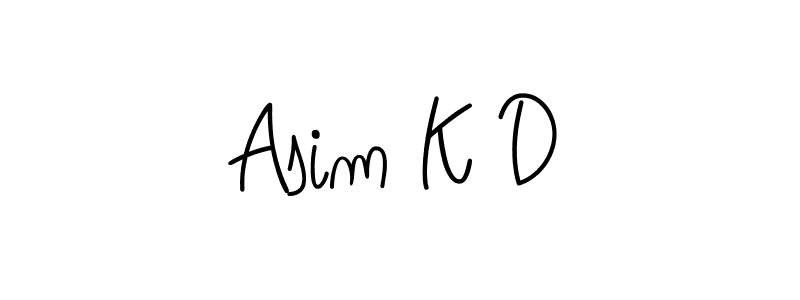 Check out images of Autograph of Asim K D name. Actor Asim K D Signature Style. Angelique-Rose-font-FFP is a professional sign style online. Asim K D signature style 5 images and pictures png