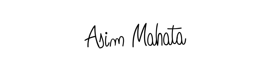 Create a beautiful signature design for name Asim Mahata. With this signature (Angelique-Rose-font-FFP) fonts, you can make a handwritten signature for free. Asim Mahata signature style 5 images and pictures png