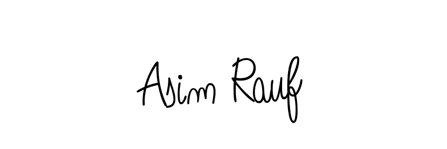 Use a signature maker to create a handwritten signature online. With this signature software, you can design (Angelique-Rose-font-FFP) your own signature for name Asim Rauf. Asim Rauf signature style 5 images and pictures png