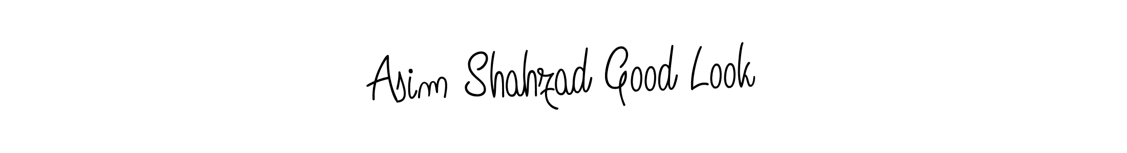 How to make Asim Shahzad Good Look name signature. Use Angelique-Rose-font-FFP style for creating short signs online. This is the latest handwritten sign. Asim Shahzad Good Look signature style 5 images and pictures png