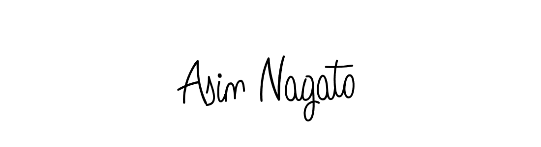 Asin Nagato stylish signature style. Best Handwritten Sign (Angelique-Rose-font-FFP) for my name. Handwritten Signature Collection Ideas for my name Asin Nagato. Asin Nagato signature style 5 images and pictures png
