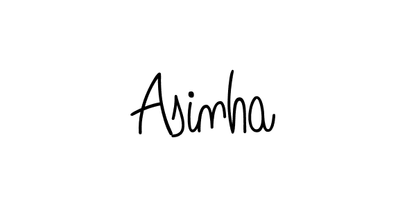 Also we have Asinha name is the best signature style. Create professional handwritten signature collection using Angelique-Rose-font-FFP autograph style. Asinha signature style 5 images and pictures png