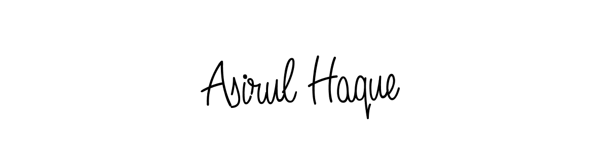 How to make Asirul Haque signature? Angelique-Rose-font-FFP is a professional autograph style. Create handwritten signature for Asirul Haque name. Asirul Haque signature style 5 images and pictures png