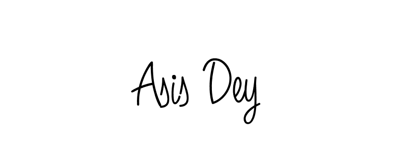 How to make Asis Dey name signature. Use Angelique-Rose-font-FFP style for creating short signs online. This is the latest handwritten sign. Asis Dey signature style 5 images and pictures png