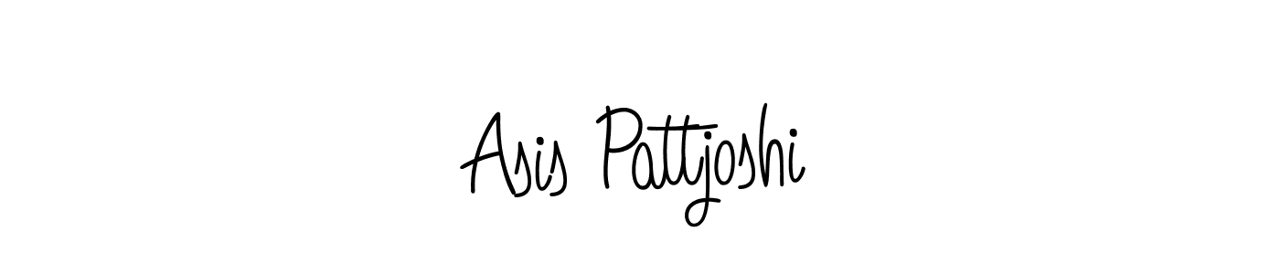 Use a signature maker to create a handwritten signature online. With this signature software, you can design (Angelique-Rose-font-FFP) your own signature for name Asis Pattjoshi. Asis Pattjoshi signature style 5 images and pictures png