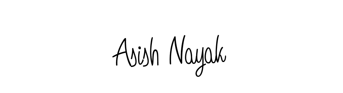 Asish Nayak stylish signature style. Best Handwritten Sign (Angelique-Rose-font-FFP) for my name. Handwritten Signature Collection Ideas for my name Asish Nayak. Asish Nayak signature style 5 images and pictures png