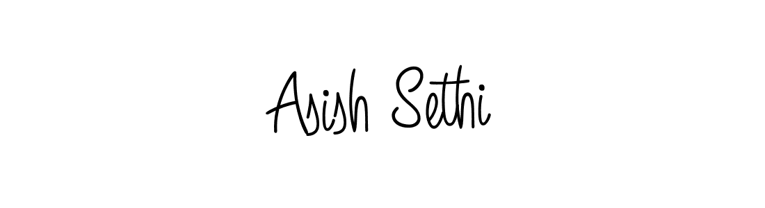 Also we have Asish Sethi name is the best signature style. Create professional handwritten signature collection using Angelique-Rose-font-FFP autograph style. Asish Sethi signature style 5 images and pictures png