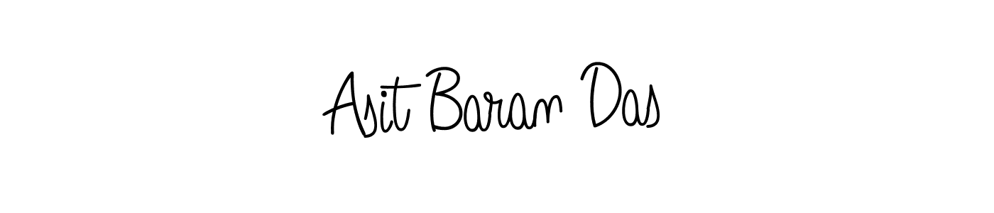 Design your own signature with our free online signature maker. With this signature software, you can create a handwritten (Angelique-Rose-font-FFP) signature for name Asit Baran Das. Asit Baran Das signature style 5 images and pictures png
