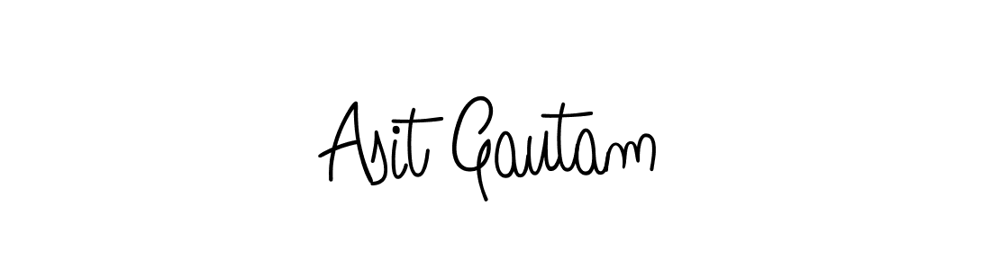 Asit Gautam stylish signature style. Best Handwritten Sign (Angelique-Rose-font-FFP) for my name. Handwritten Signature Collection Ideas for my name Asit Gautam. Asit Gautam signature style 5 images and pictures png