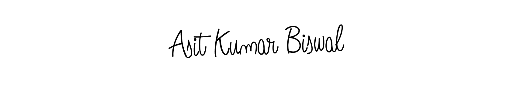 Use a signature maker to create a handwritten signature online. With this signature software, you can design (Angelique-Rose-font-FFP) your own signature for name Asit Kumar Biswal. Asit Kumar Biswal signature style 5 images and pictures png