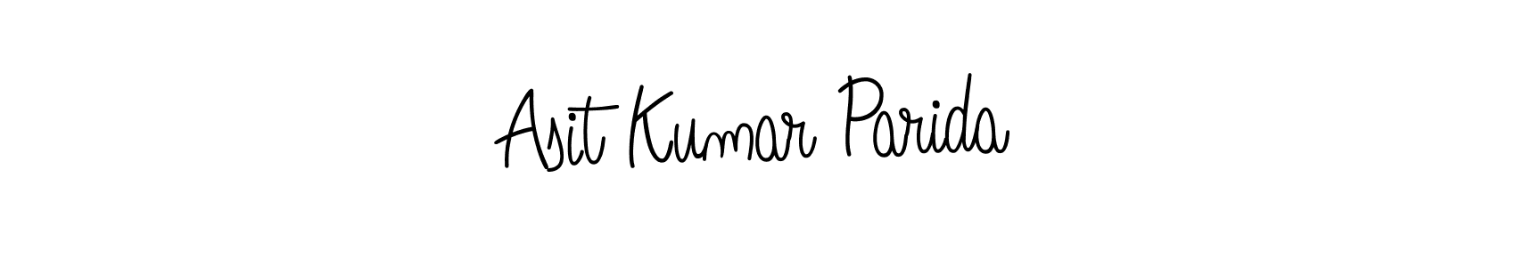 Use a signature maker to create a handwritten signature online. With this signature software, you can design (Angelique-Rose-font-FFP) your own signature for name Asit Kumar Parida. Asit Kumar Parida signature style 5 images and pictures png