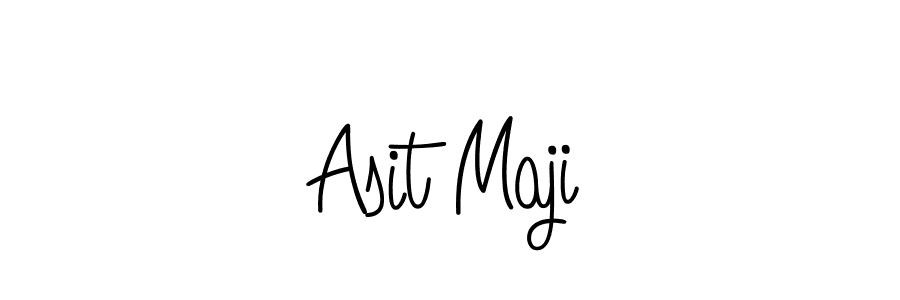 Make a beautiful signature design for name Asit Maji. With this signature (Angelique-Rose-font-FFP) style, you can create a handwritten signature for free. Asit Maji signature style 5 images and pictures png