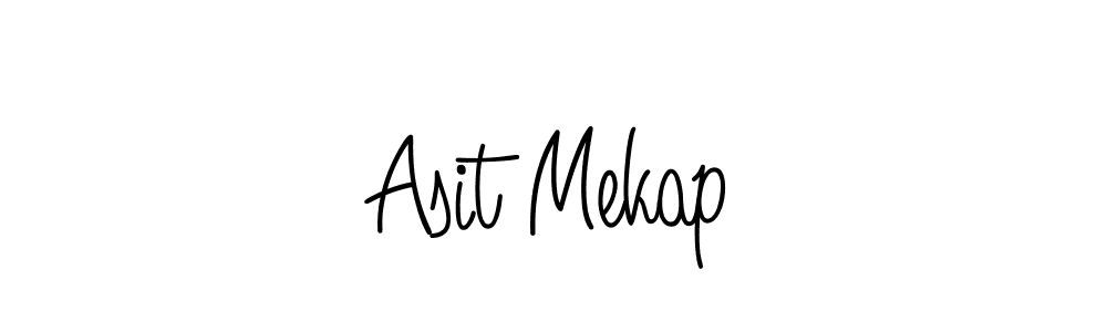 Asit Mekap stylish signature style. Best Handwritten Sign (Angelique-Rose-font-FFP) for my name. Handwritten Signature Collection Ideas for my name Asit Mekap. Asit Mekap signature style 5 images and pictures png