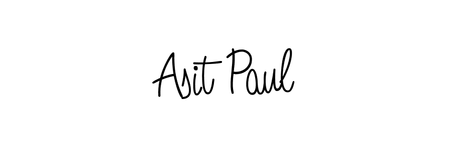 Use a signature maker to create a handwritten signature online. With this signature software, you can design (Angelique-Rose-font-FFP) your own signature for name Asit Paul. Asit Paul signature style 5 images and pictures png