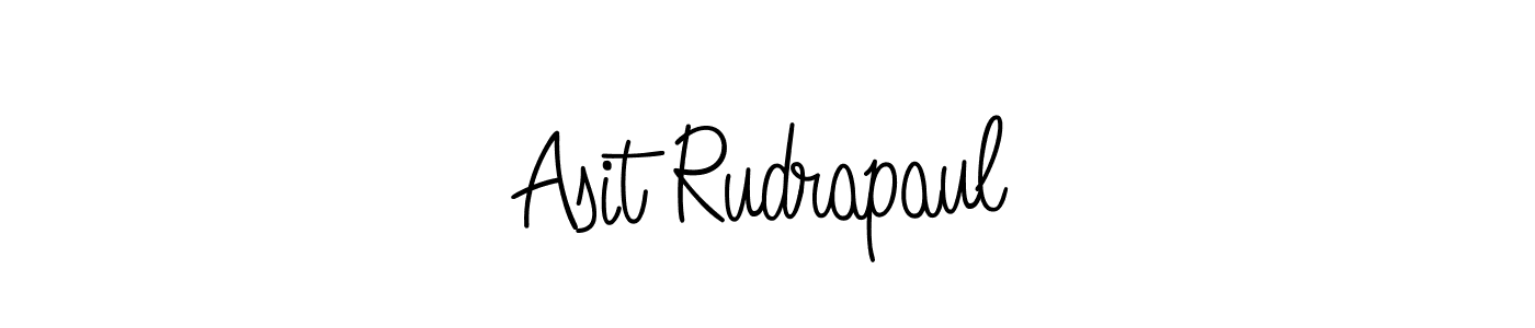 Asit Rudrapaul stylish signature style. Best Handwritten Sign (Angelique-Rose-font-FFP) for my name. Handwritten Signature Collection Ideas for my name Asit Rudrapaul. Asit Rudrapaul signature style 5 images and pictures png