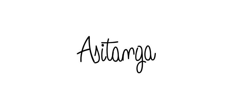 You should practise on your own different ways (Angelique-Rose-font-FFP) to write your name (Asitanga) in signature. don't let someone else do it for you. Asitanga signature style 5 images and pictures png