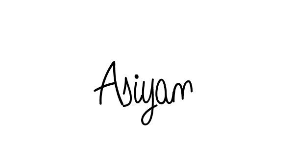 Make a beautiful signature design for name Asiyan. Use this online signature maker to create a handwritten signature for free. Asiyan signature style 5 images and pictures png