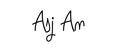 The Angelique-Rose-font-FFP lettering style adds unique flourish to name Asj An. Stand out with a custom digital autograph made in seconds. Asj An signature style 5 images and pictures png