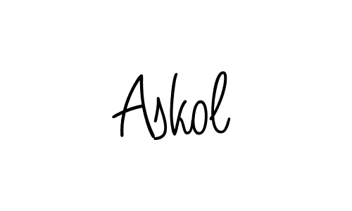 How to Draw Askol signature style? Angelique-Rose-font-FFP is a latest design signature styles for name Askol. Askol signature style 5 images and pictures png