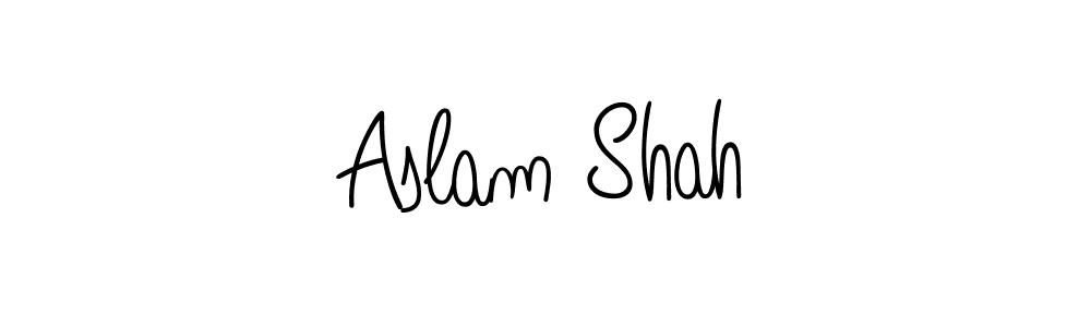 Here are the top 10 professional signature styles for the name Aslam Shah. These are the best autograph styles you can use for your name. Aslam Shah signature style 5 images and pictures png