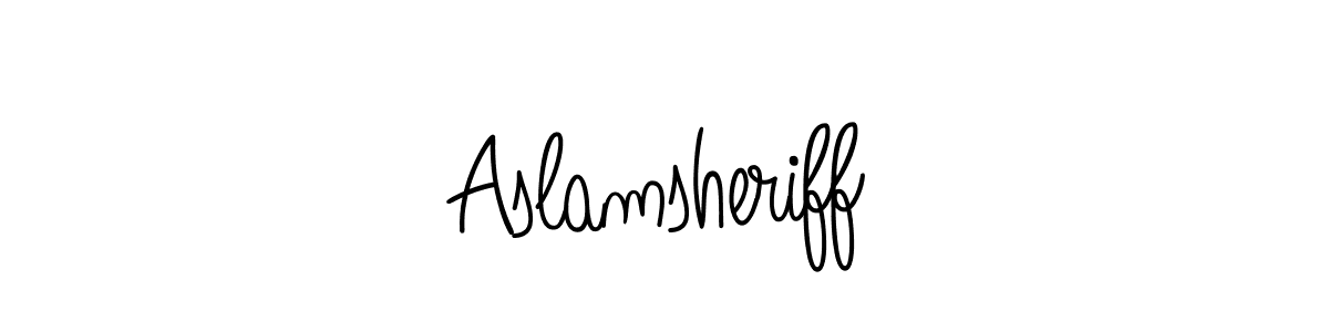 Make a short Aslamsheriff signature style. Manage your documents anywhere anytime using Angelique-Rose-font-FFP. Create and add eSignatures, submit forms, share and send files easily. Aslamsheriff signature style 5 images and pictures png
