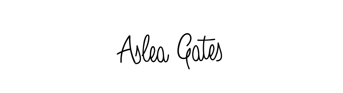 It looks lik you need a new signature style for name Aslea Gates. Design unique handwritten (Angelique-Rose-font-FFP) signature with our free signature maker in just a few clicks. Aslea Gates signature style 5 images and pictures png