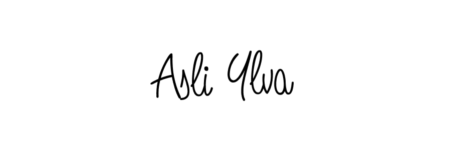 Create a beautiful signature design for name Asli Ylva. With this signature (Angelique-Rose-font-FFP) fonts, you can make a handwritten signature for free. Asli Ylva signature style 5 images and pictures png